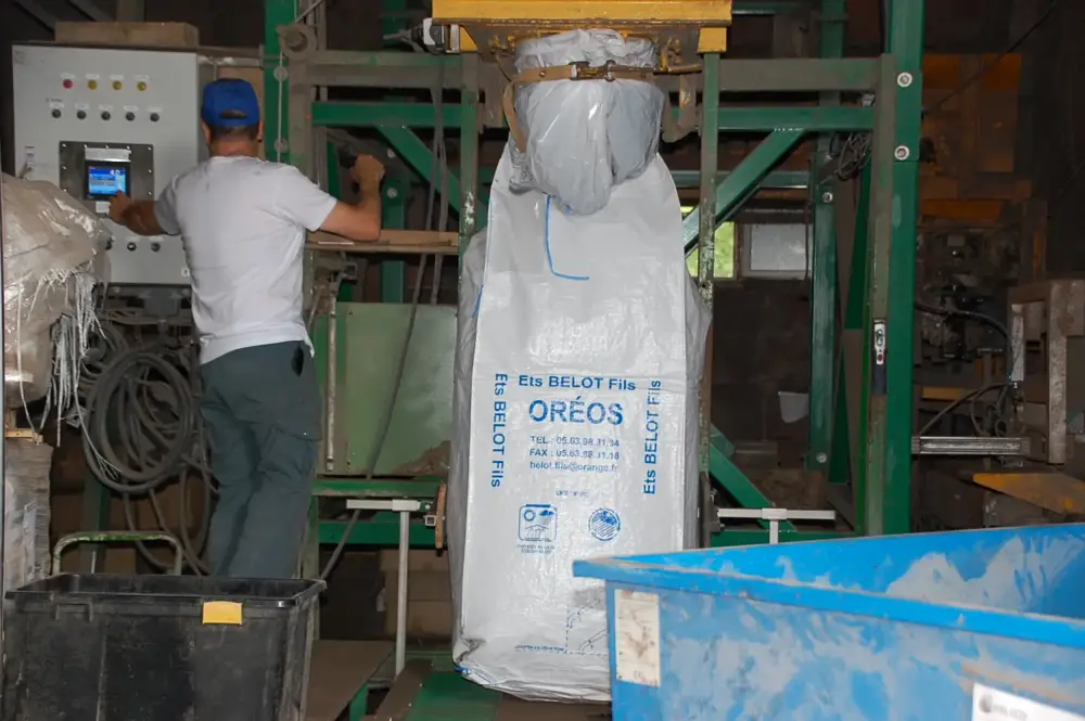 Stockage engrais big bag